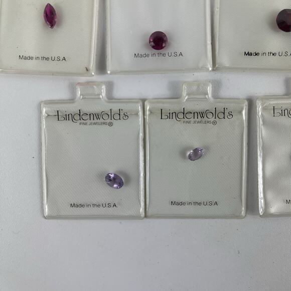 Lindenwold's Fine Jewelers Loose Jewelry Making CZ Gemstone LOT Of 13 Packages - Picture 4 of 5